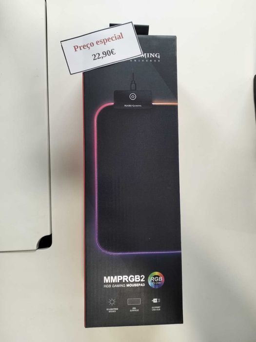 Tapete MMPRGB2 RBG Gaming Mousepad