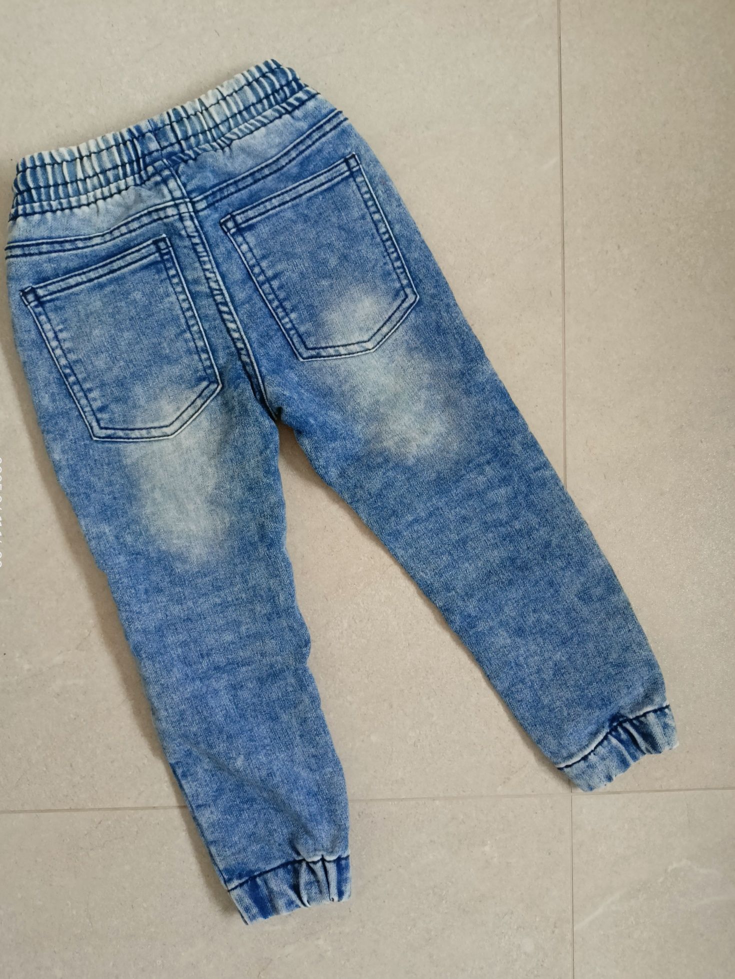 Spodnie jeansowe pumpy rozm 98