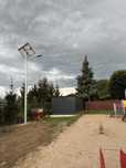 Latarnia Solarna LED uliczna, parkowa 4800 LM, panel 340 W + Fundament