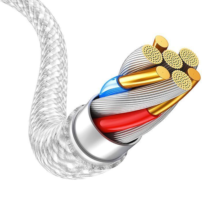 Blavec Kabel Candy Typ C na Typ C PD 60W 3A 1m (CCA-CC3W10) biały