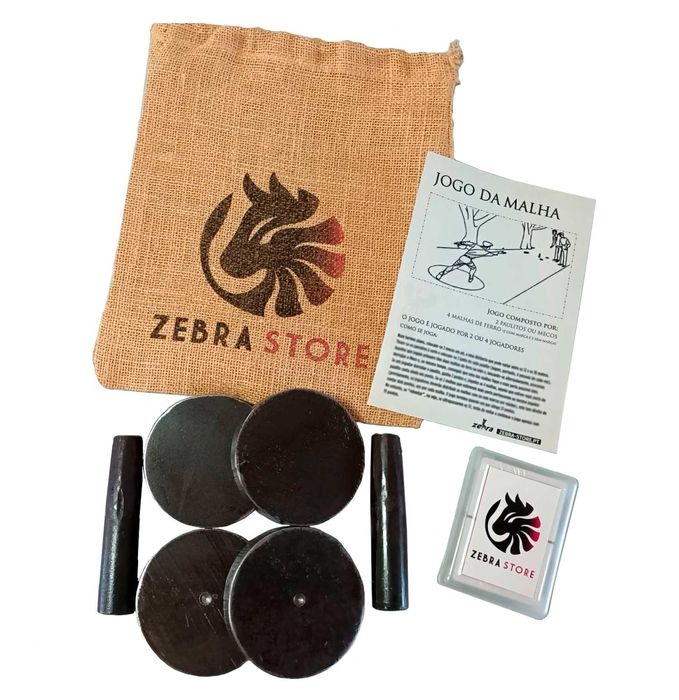 Conjunto Jogo da Malha Redondo + Baralho de Cartas