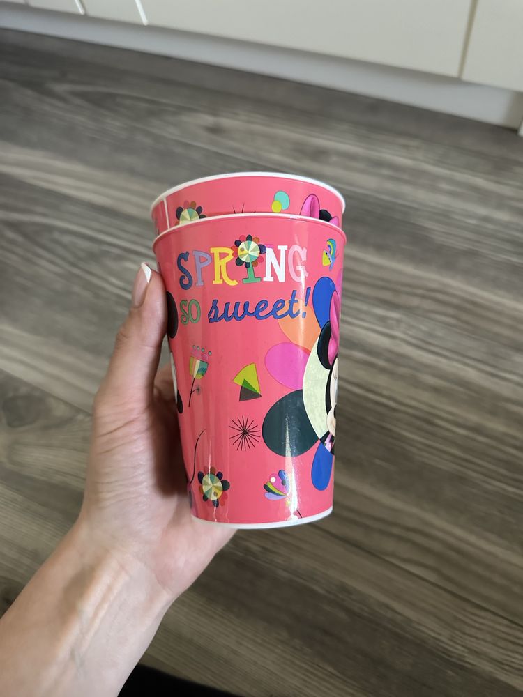 Nowe kubki plastikowe myszka micky
