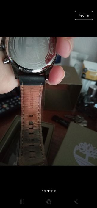 Relogio como nova timberland