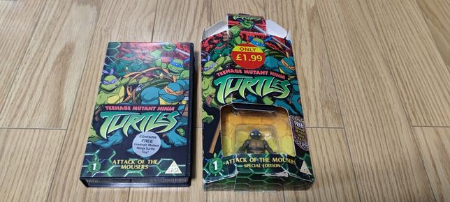 Kaseta VHS Teenage Mutant Ninja TURTLES