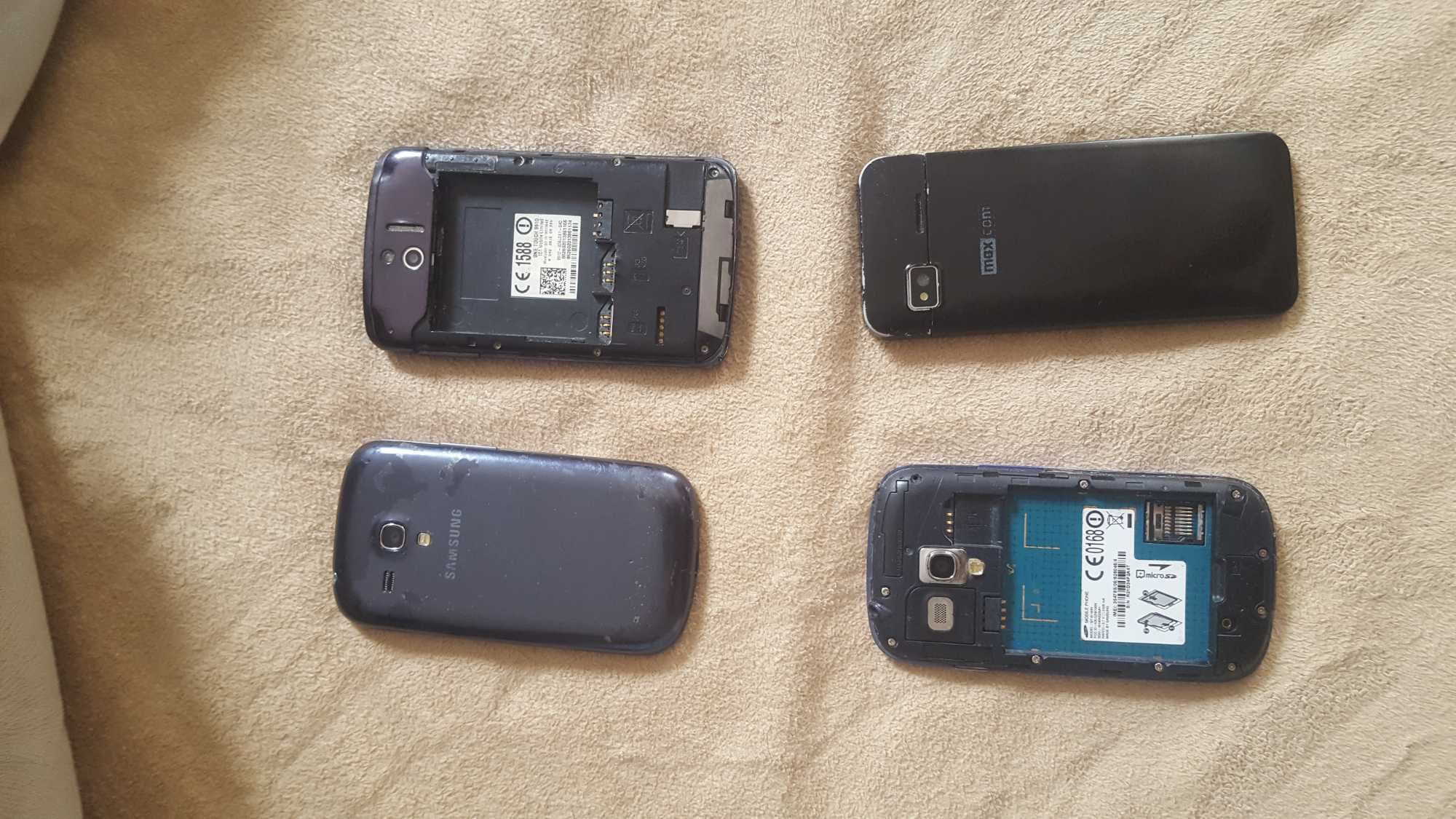 Uszkodzone smartfony Samsung, Huawei, Redmi