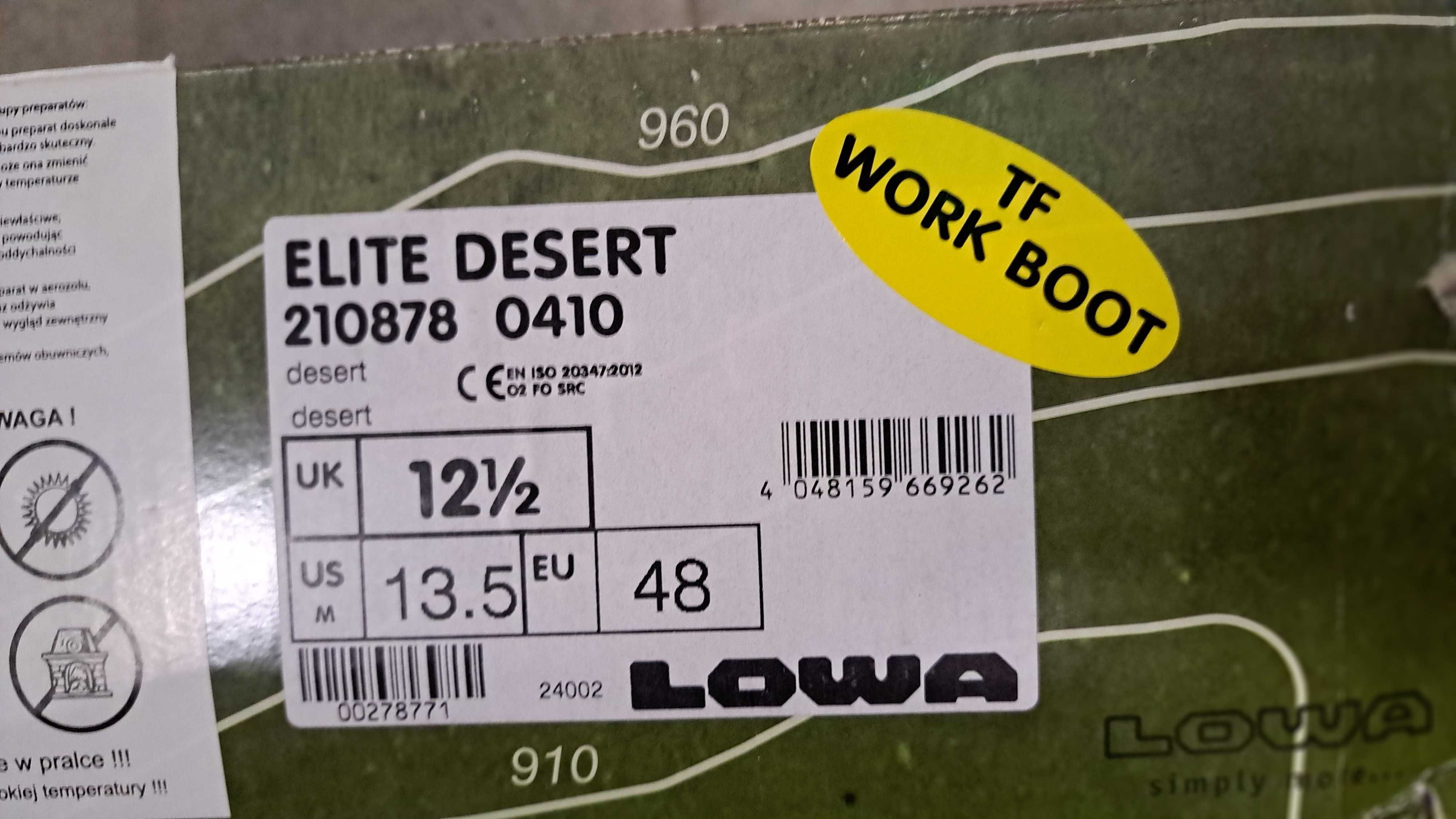 Buty taktyczne Lowa desert rozm. 48