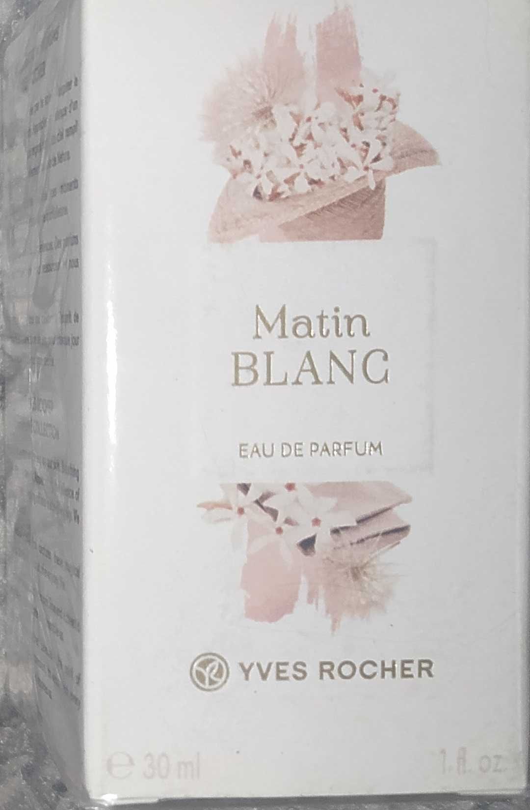 Yves Rocher парфюм. Matin Blanc Солнечное Утро оригинал 30мл