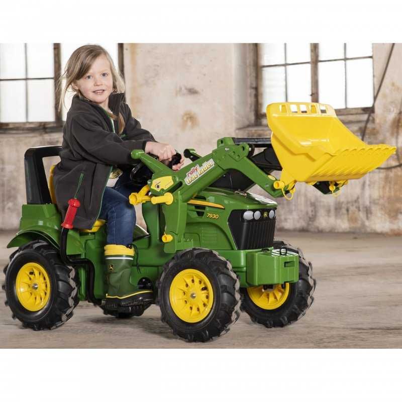 Rolly Toys John Deere Traktor na pedały z łyżką (ładowacz czołowy)