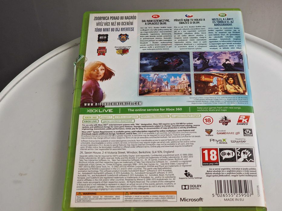 Gra XBox 360 Bioshock Infinite PL Sklep Zamiana