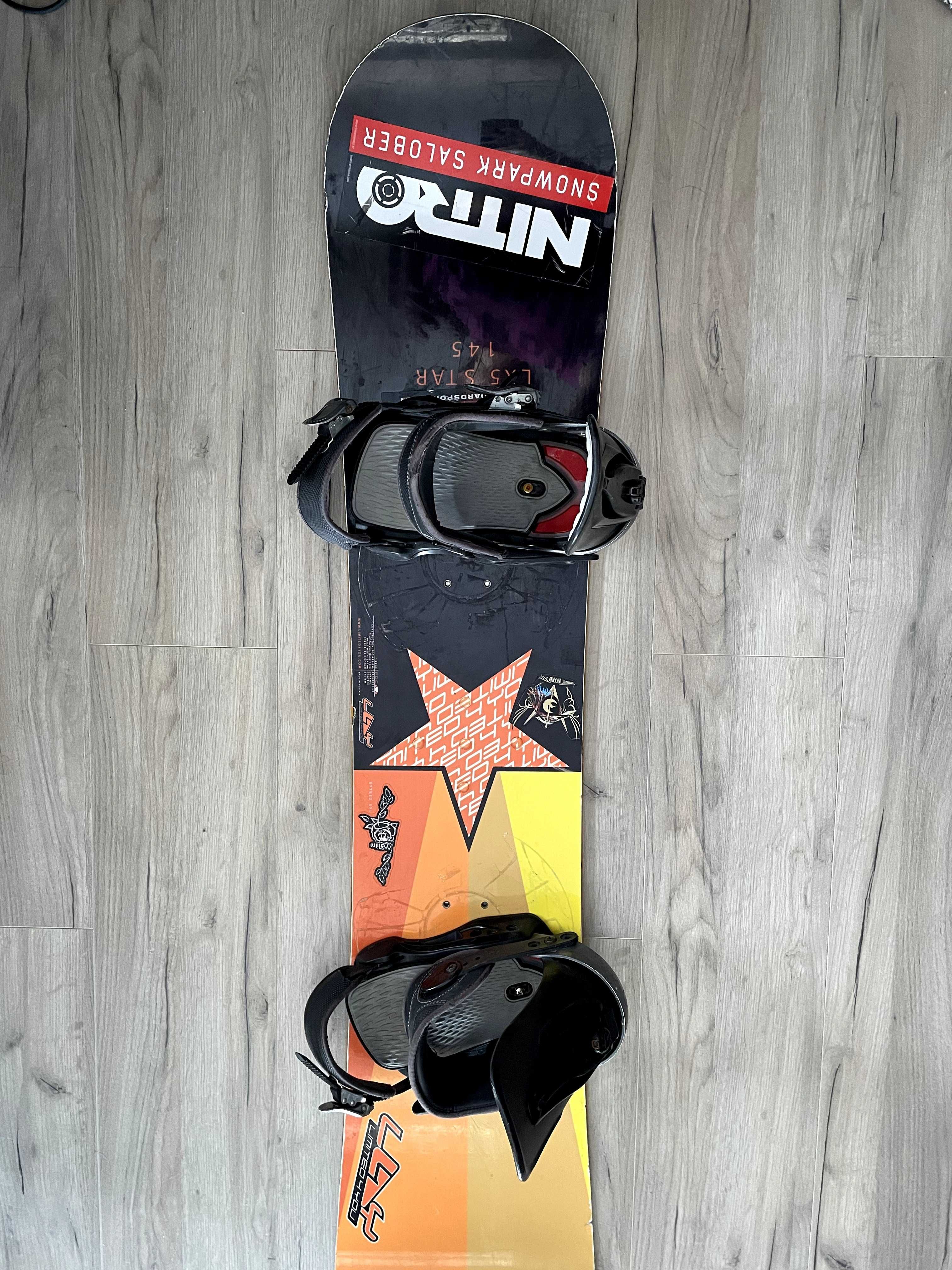 Deska snowboardowa L4Y 145cm z wiązaniami Drake