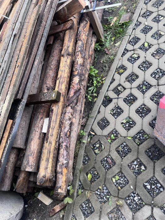 Stemple drewniane 30 szt (po 5 zl/szt)