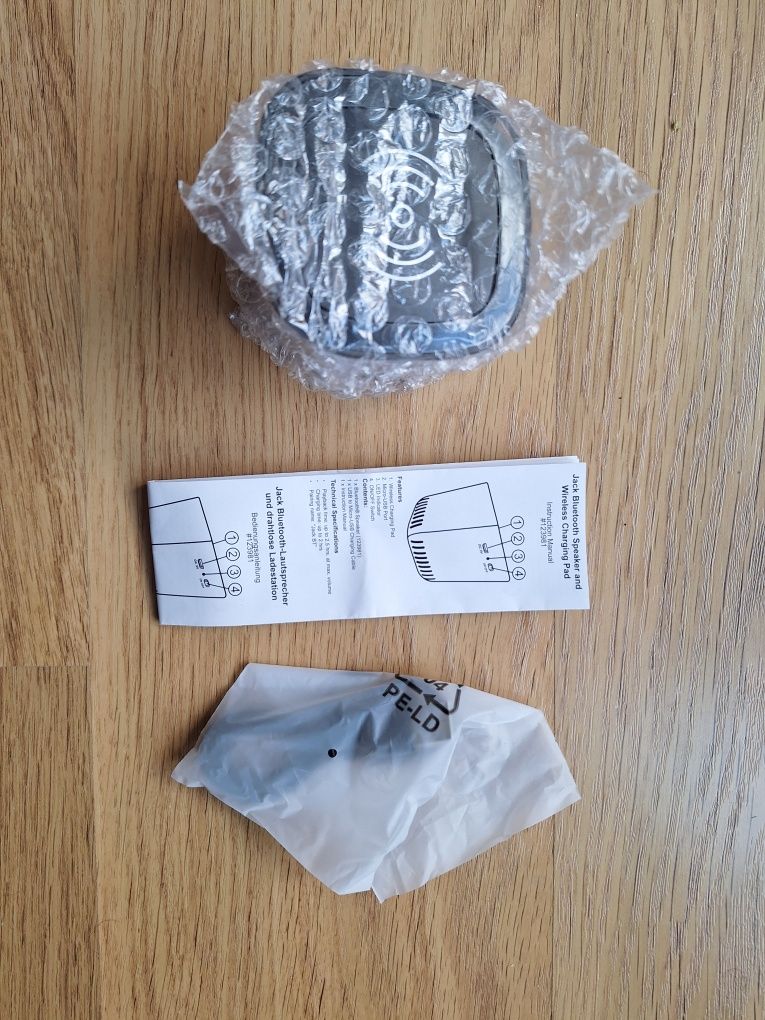 Głośnik bluetooth ładowarka indukcyjna bezprzewodowy bezprzewodowa