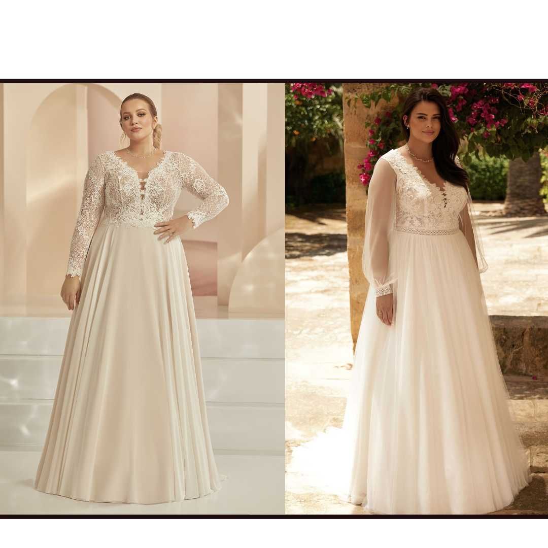 Vestidos de noiva grandes, até 10XL, na ROSSY NOIVAS desde 300€