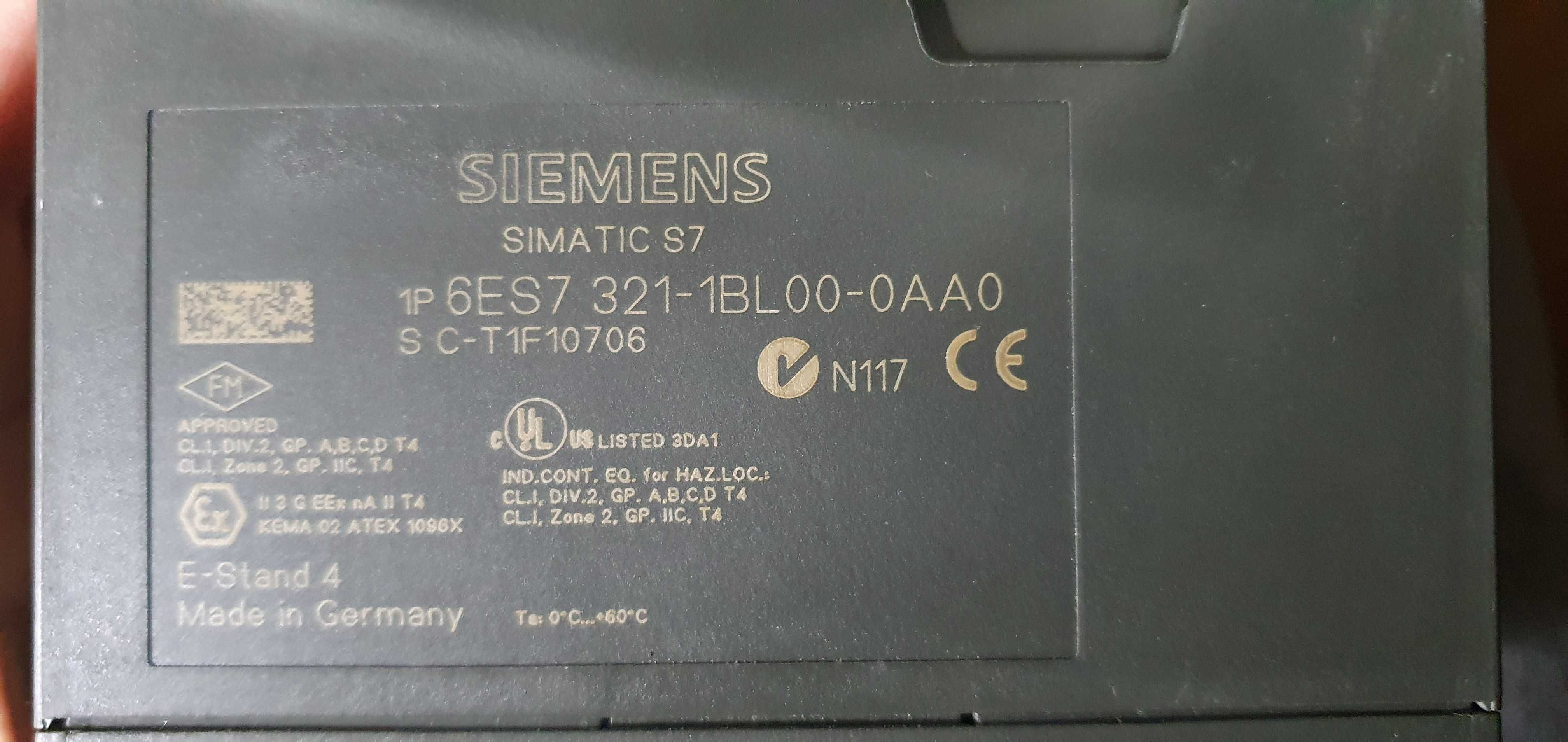 Siemens S7-300 cyfrowe  wejścia