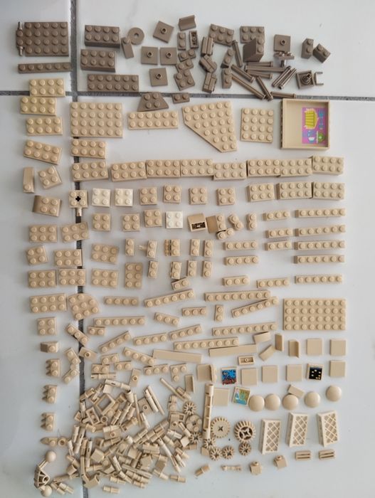 LEGO peças original cor beige