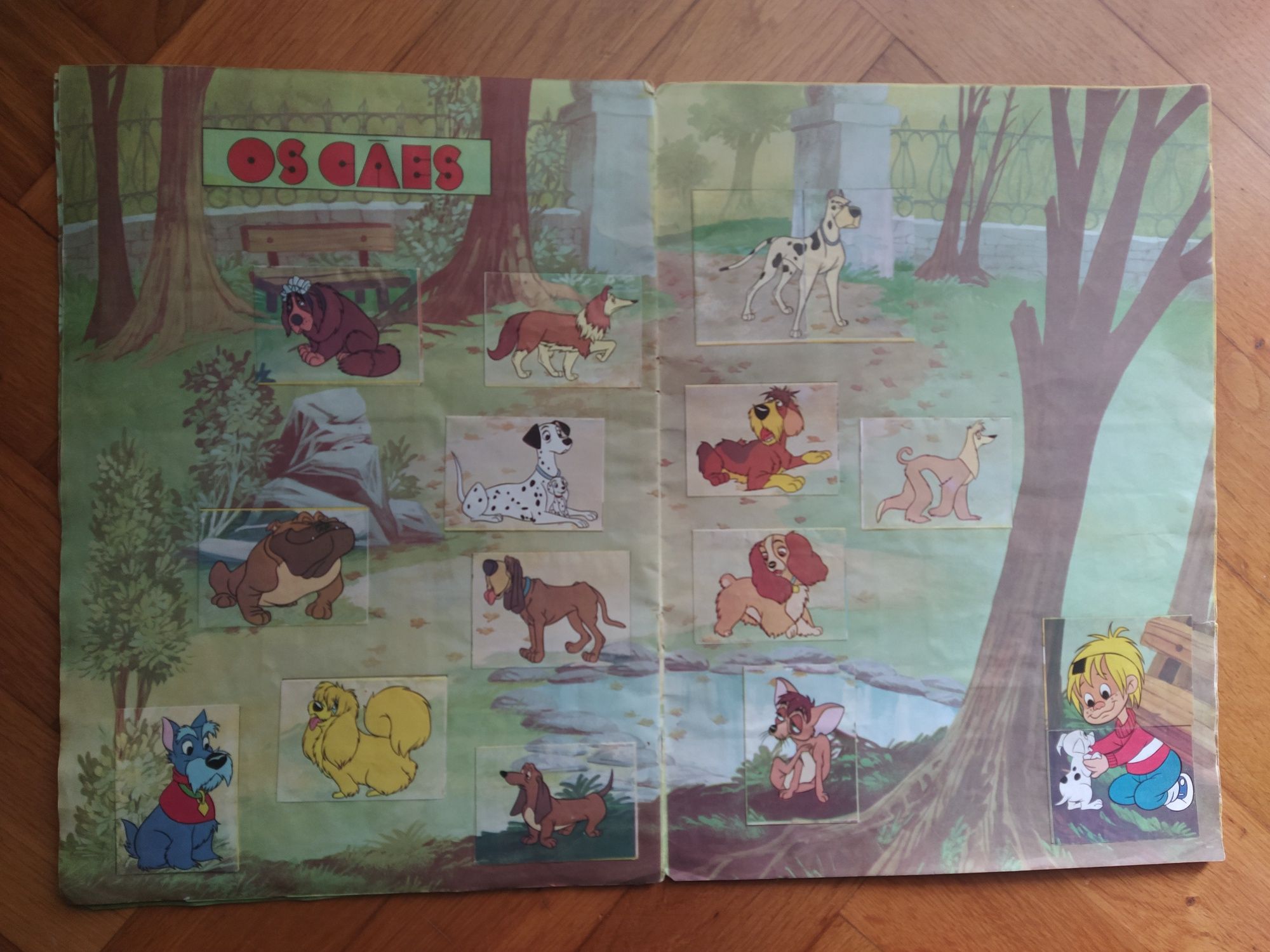 Caderneta de cromos completa "ZOO Disney" de 1981