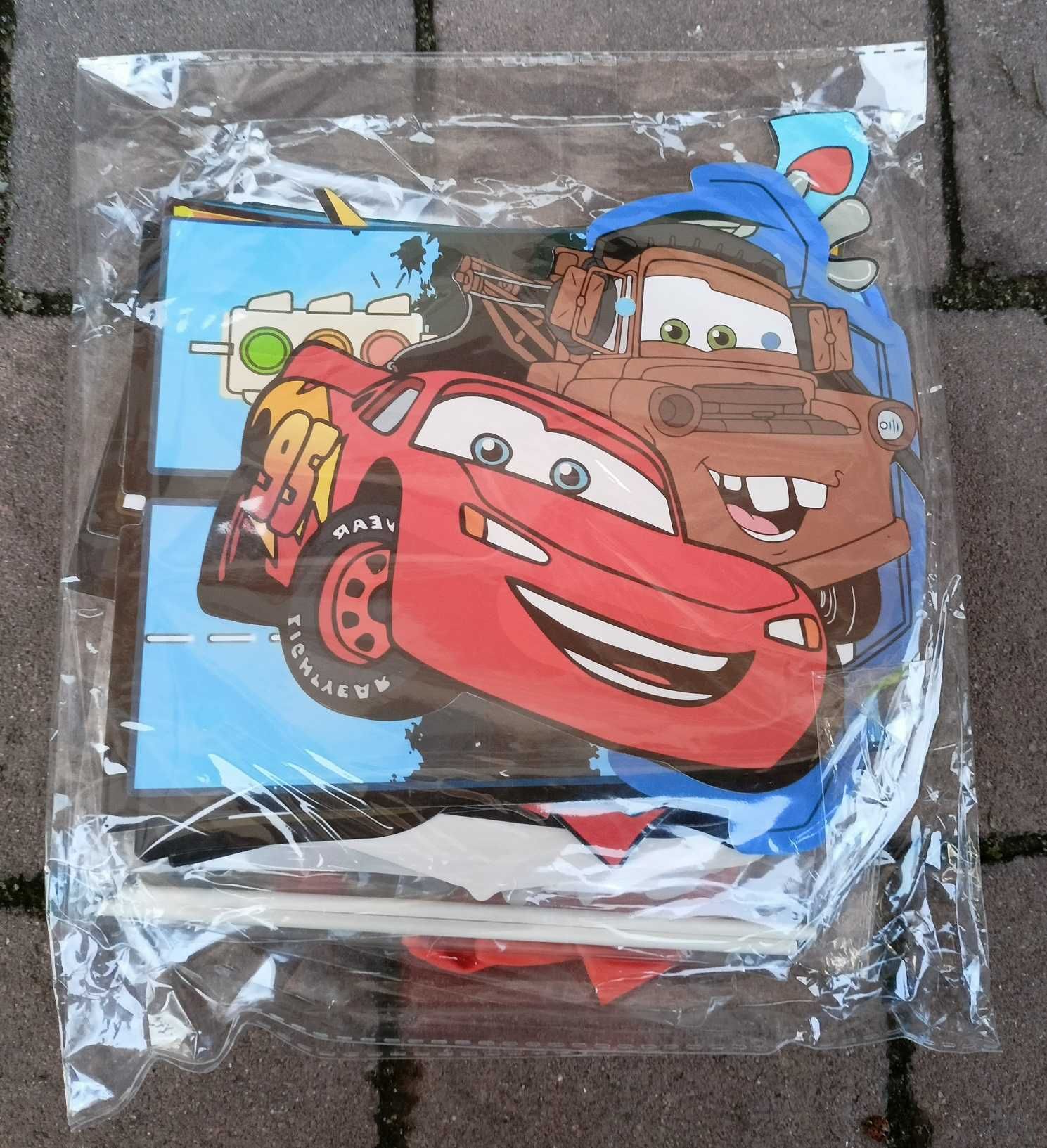 Auta Cars Zestaw Urodzinowy Balony Baner Topper 4-części