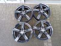 Czarne ALU 16 VW Golf V VI T-Roc Touran Caddy Eos Audi A3 Skoda Octavi