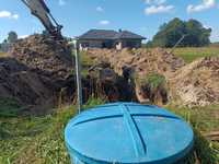 Przyłącza szamba wodociąg kanalizacja oczyszczalnia betonowe
