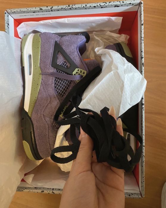 Jordan 4 Canyon Purple