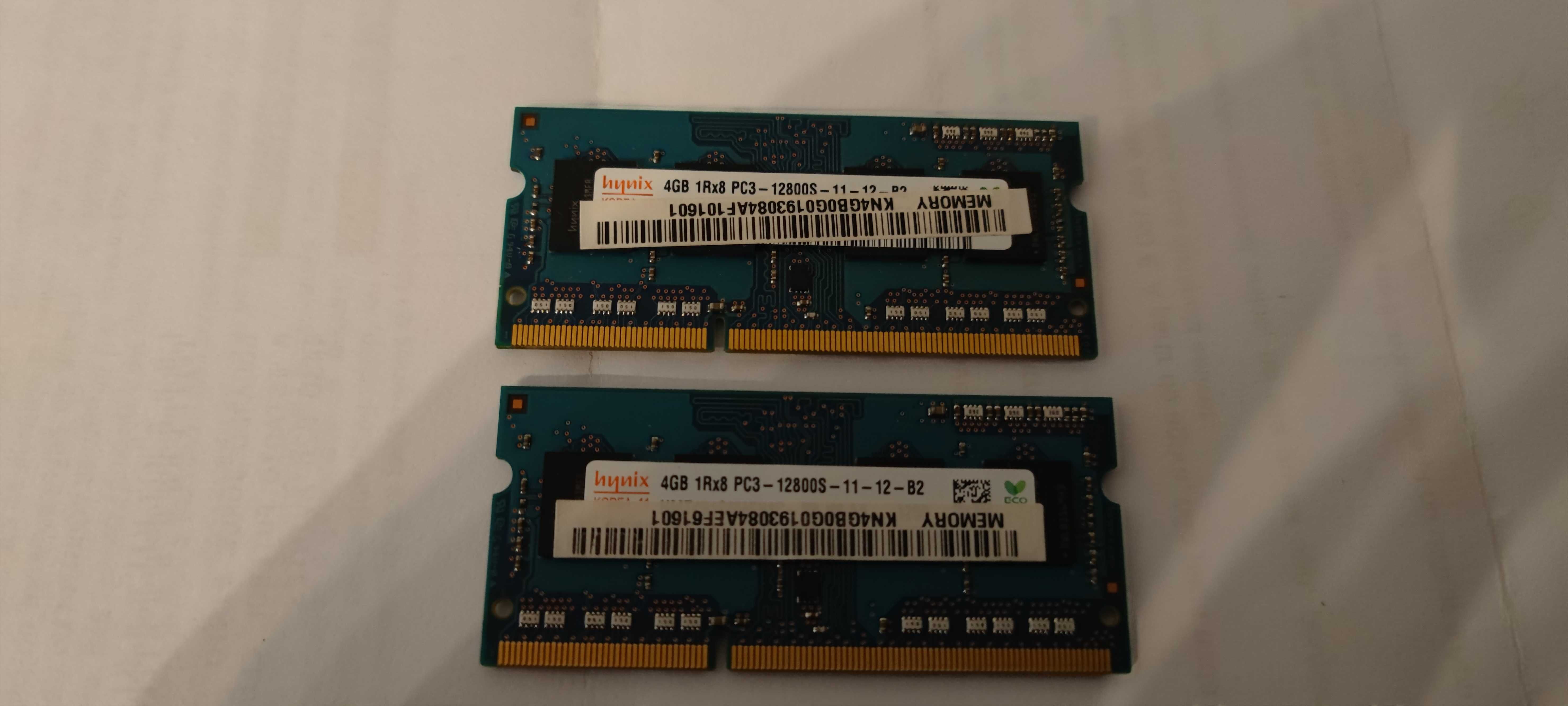 Memorias para portátil 8GB PC3 12800S