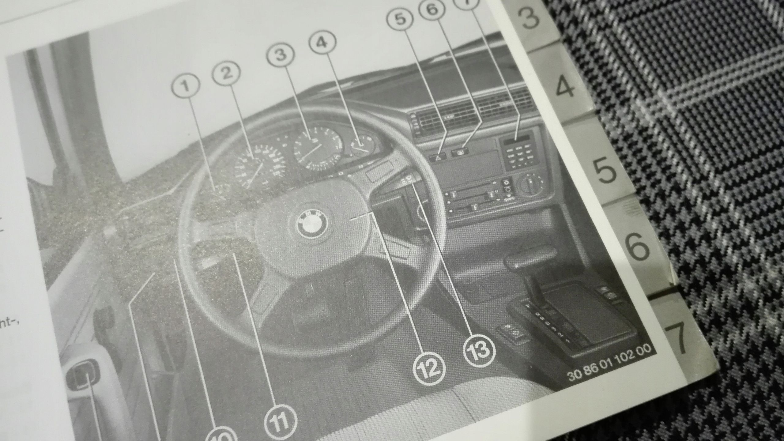 BMW SERIA 3 E30 Instrukcja Ksiazka 1986 KLASYK