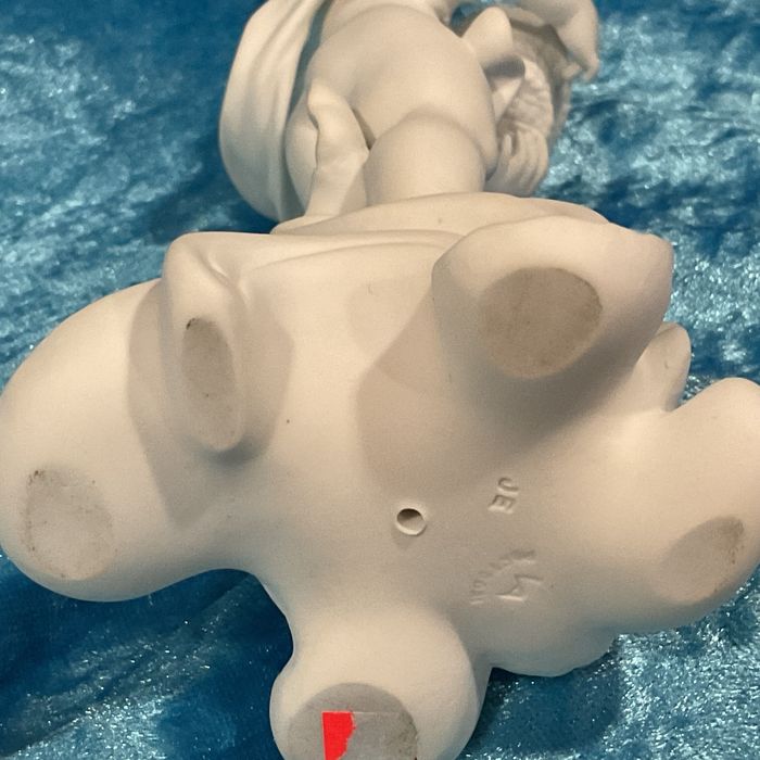 Vista ale estação em biscui alt,19 cm