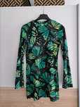 Bawełniana dopasowana sukienka 146/152 H&M zielony czarny