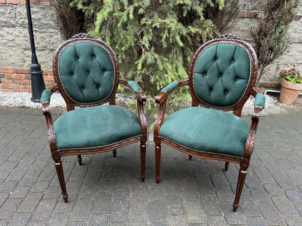 Wypoczynek Ludwikowski Ludwik Sofa Kanpa + Dwa Fotele Po Renowacji