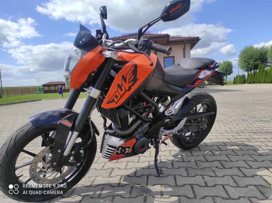 KTM Duke 125 ->  SWAP 390/125  zarejestrowany  , transport