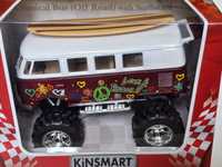Машинка внедорожник и автобус VOLKSWAGEN на больших колёсах, KINSMART
