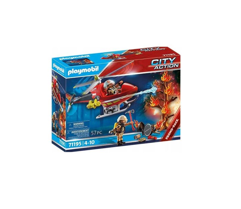 Playmobil City Action 71195 Helikopter Strażacki Zestaw Klockii *NOWE*