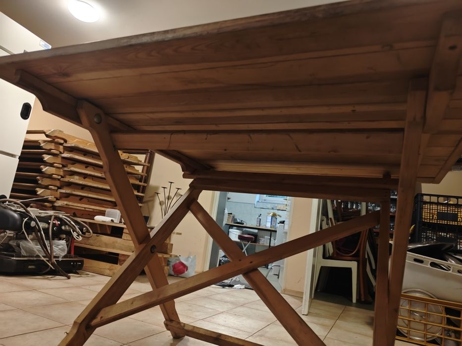 Stół składany drreniany