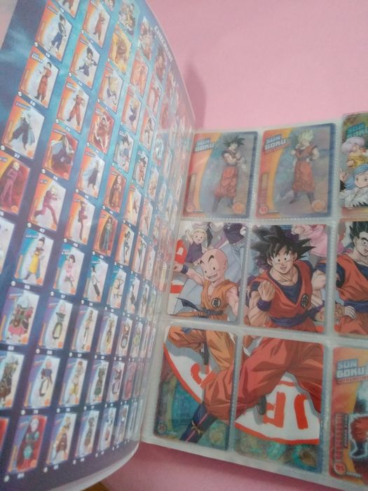 Coleção Caderneta cartas Dragon Ball Super PANINI incompleta faltam 21