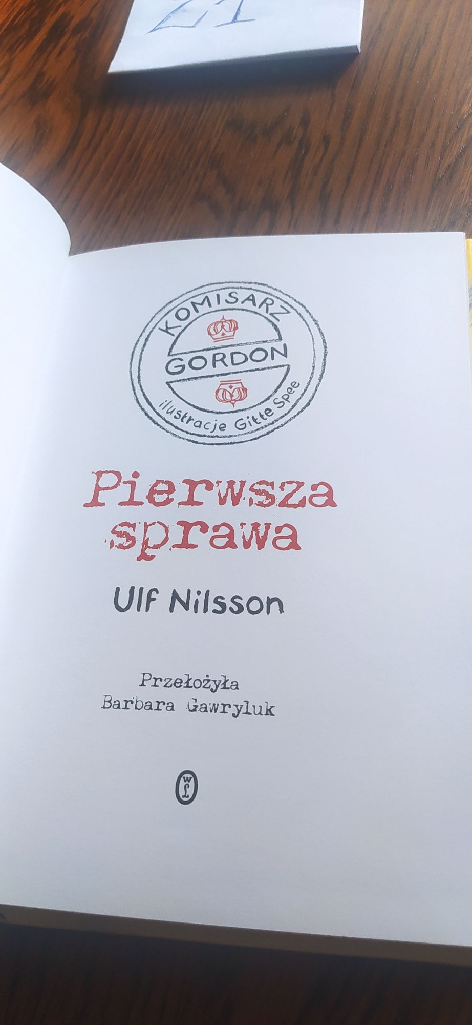 Pierwsza sprawa Ulf Nilsson