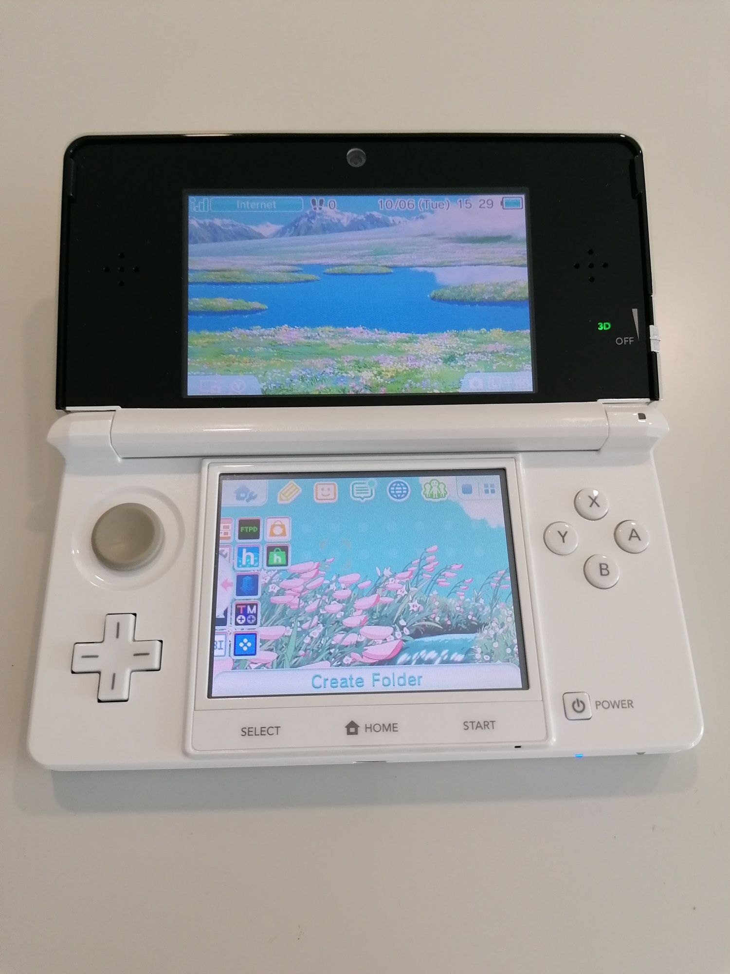 Nintendo 3DS Branca 64GB Homebrew hshop