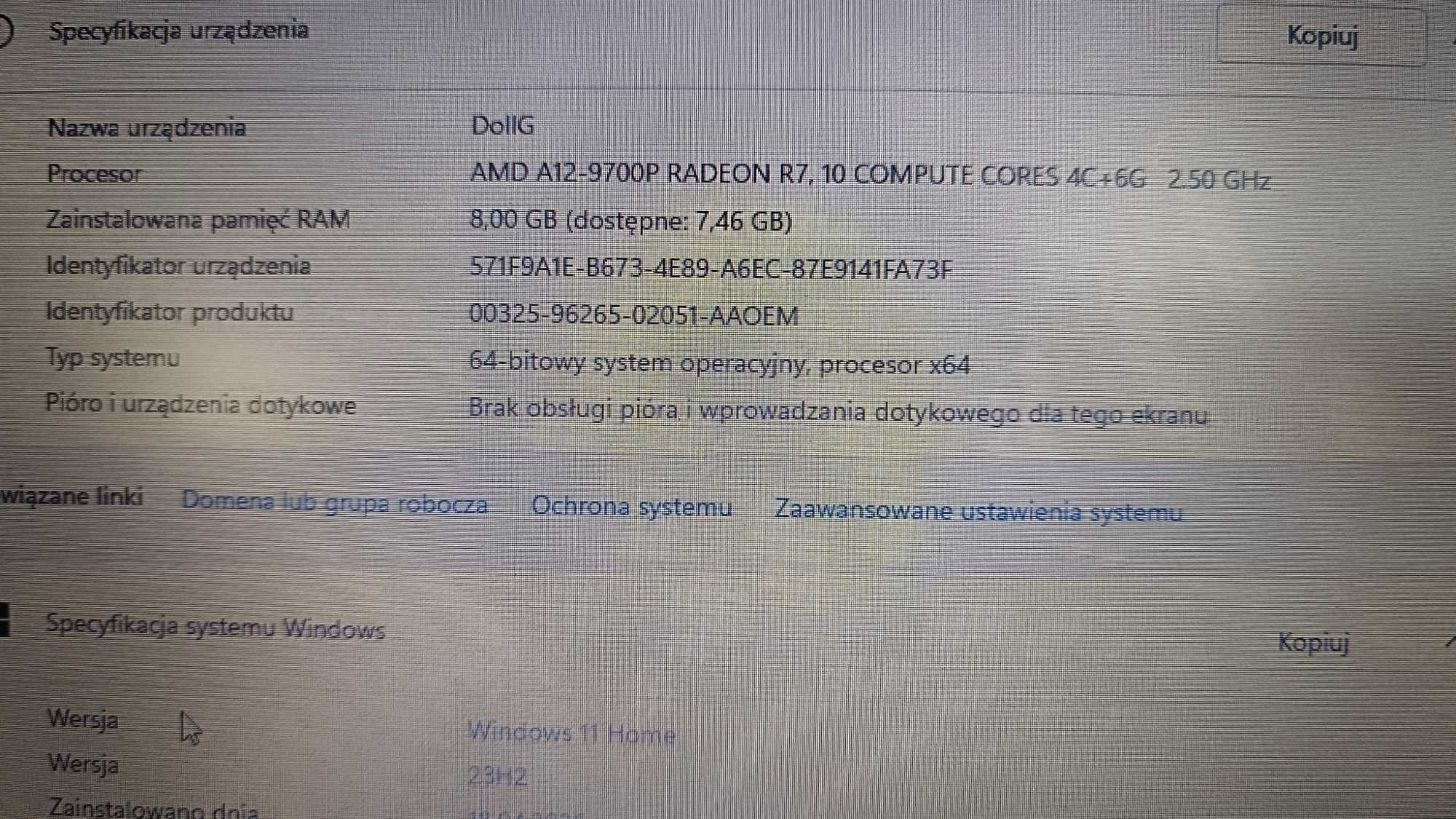 Dell Inspiron 15 5000 – AMD A12, 8 GB RAM, SSD 480 GB