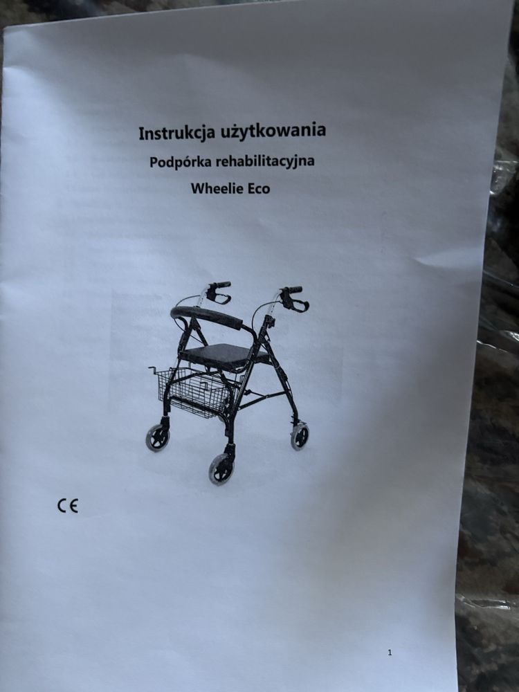 Chodzik, podpórka czterokołowa rehabilitacyjna
