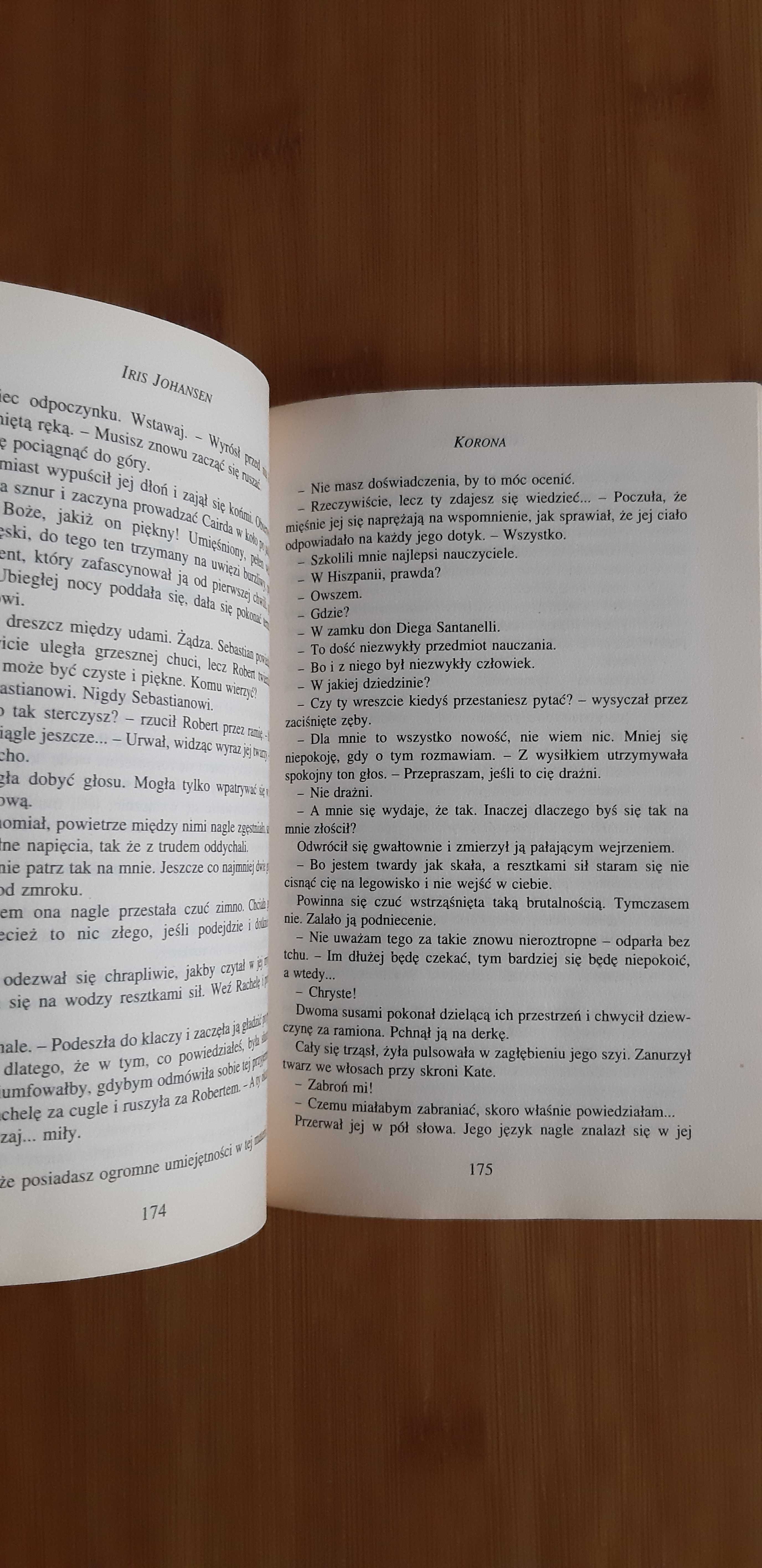 Romans Iris Johansen Korona Da Capo idealny na prezent