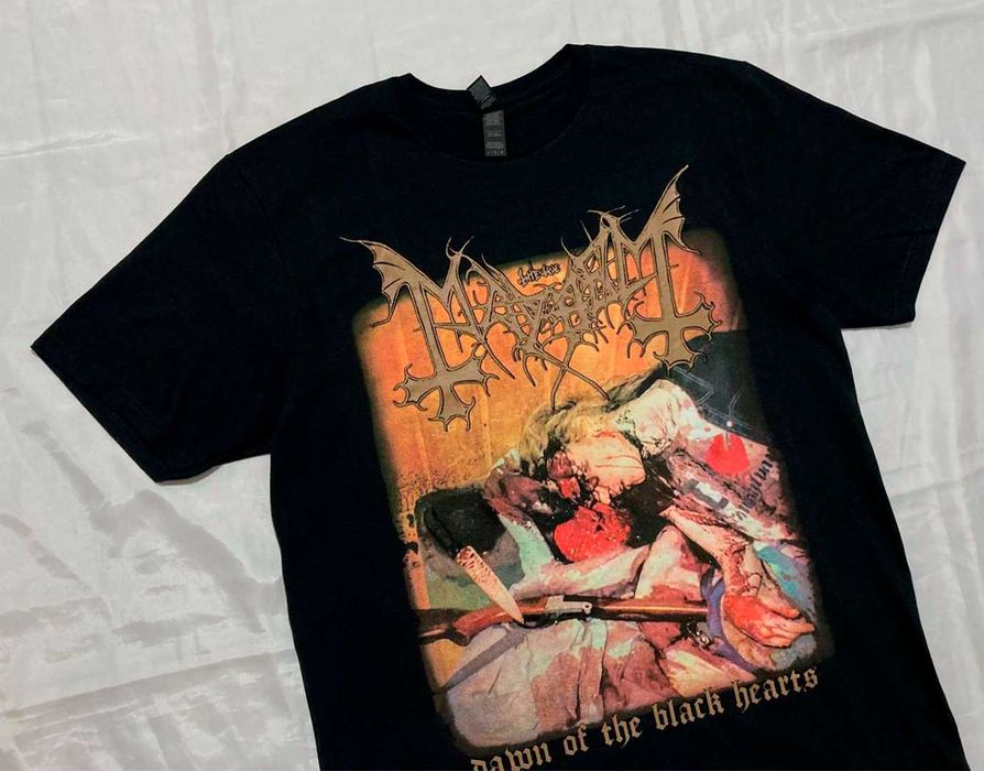 Футболка / мерч Mayhem - Dawn of the Black Heart - S, M , L , XL , XXL
