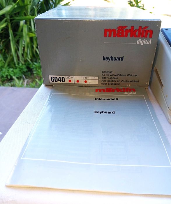 MARKLIN 6040, Teclado em caixa original