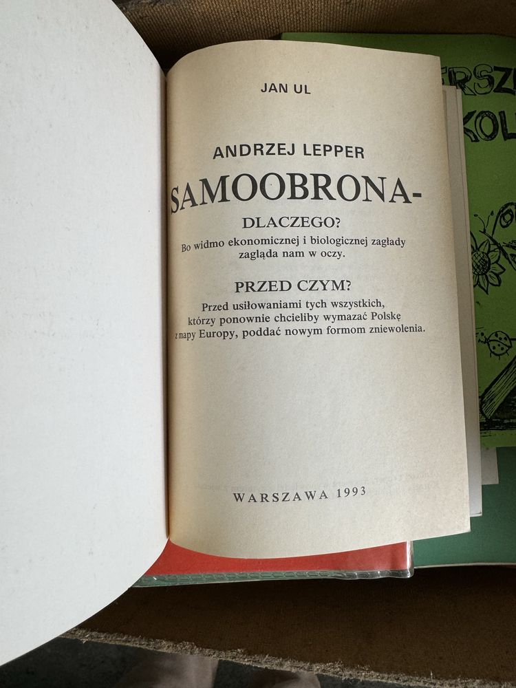 Andrzej Lepper SAMOOBRONA Dlaczego? Przed czym?