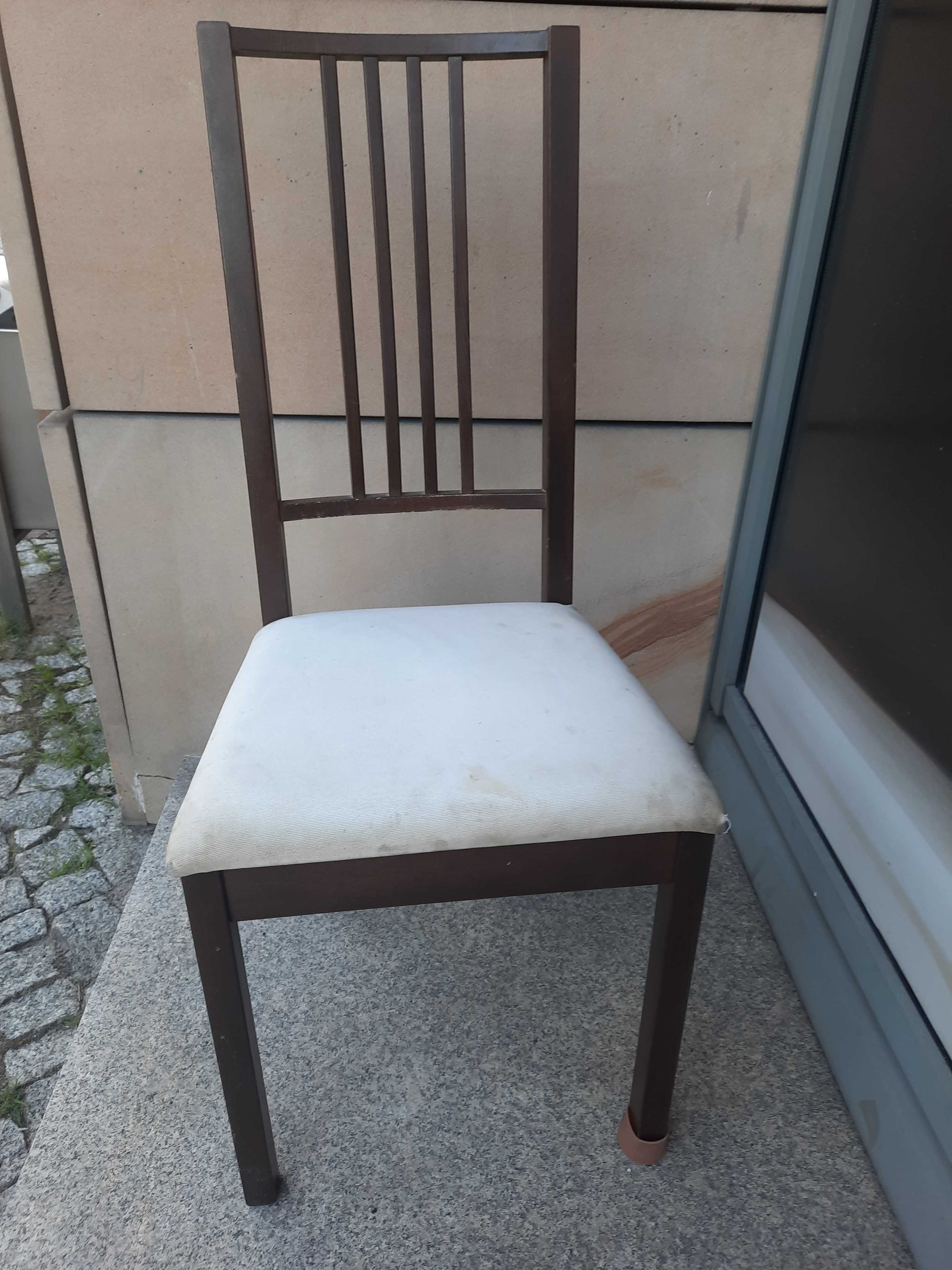 Krzesło pokojowe Ikea Bojre brązowe używane