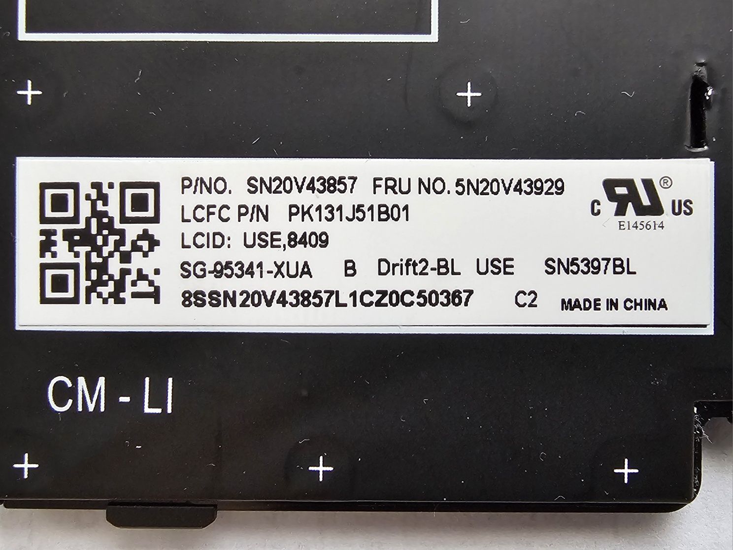 Klawiatura lenovo T14 z polskie znaki oryginał