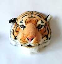 Głowa tygrysa plecak trofeum dekoracja pluszowa tygrys
