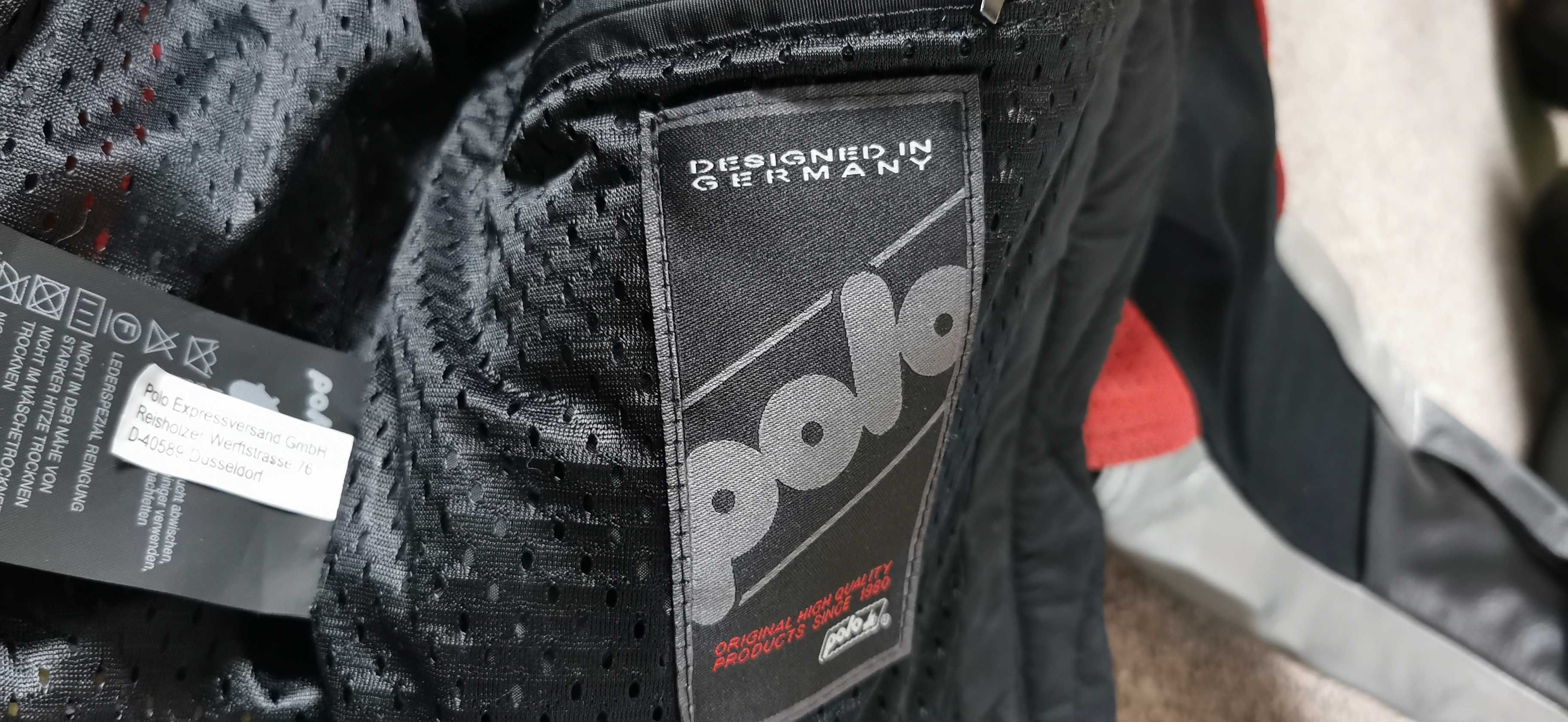 Kurtka motocyklowa skórzana FLM damska rozm. 36