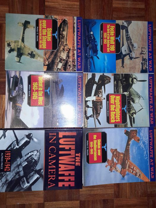 Livros Luftwaffe at war 2ª guerra mundial força aérea alemã