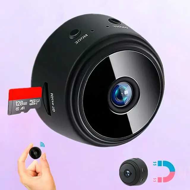 WI-FI IP-КАМЕРА Беспроводная охранная мини видеокамера с батареей