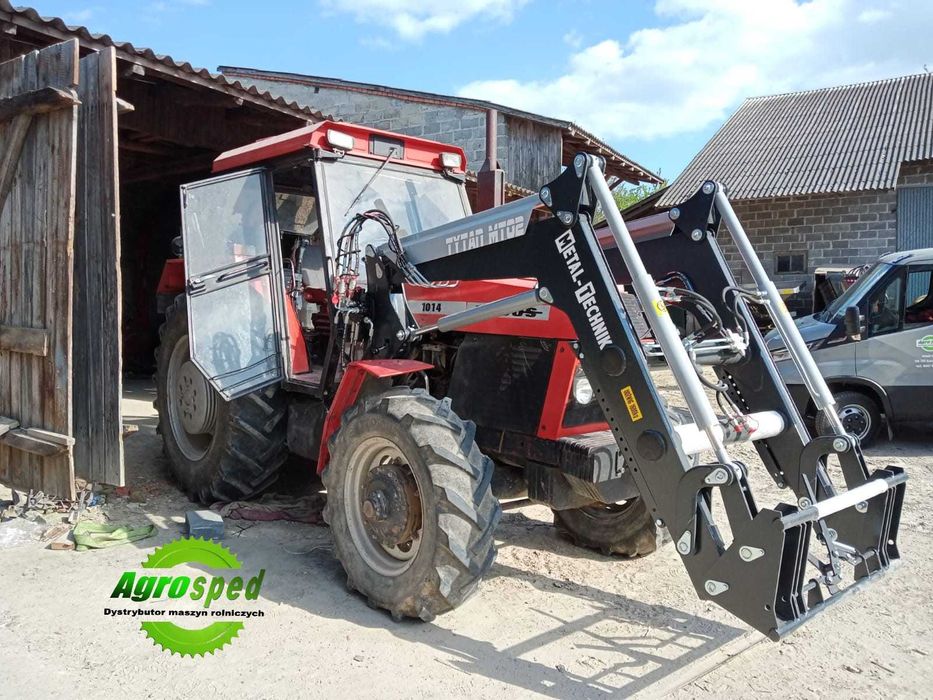 Tur Ładowacz Metal Technik , Zetor, Ursus MTZ, Case MONTAŻ, Transport