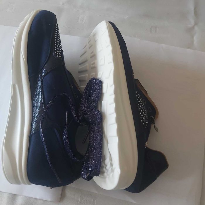 Damskie ortopedyczne sneakersy buty z zamkiem i amortyzującą podeszwą